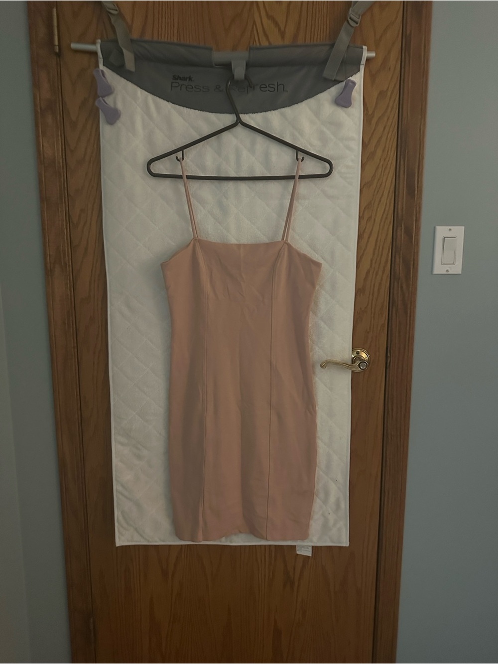 Forever 21 Blush Pink Spaghetti Strap Mini Dress